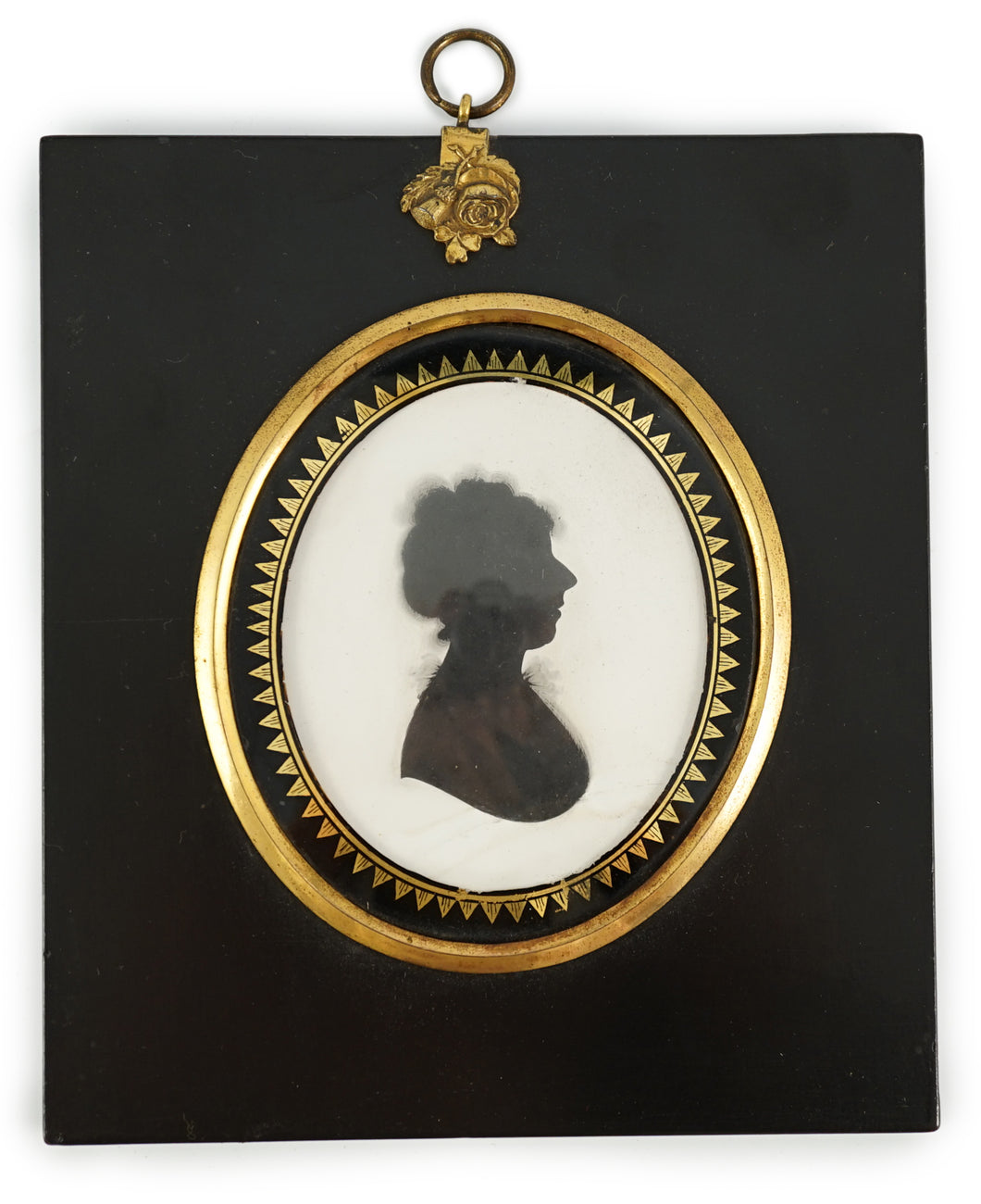 John Miers Silhouette Portrait Of A Lady Circa.1790