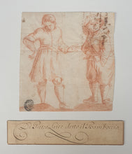 Load image into Gallery viewer, Circle Of Peter Van Laer Il Bamboccio 17th.Century Dutch School Red Chalk Drawing

