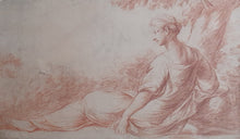 Load image into Gallery viewer, 18th.Century French School Red Chalk Drawing Circle Of François Boucher Circa.1750
