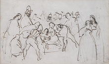 Load image into Gallery viewer, Sir David Wilkie R.A. Early 19th.Century Pen And Ink Compositional Study
