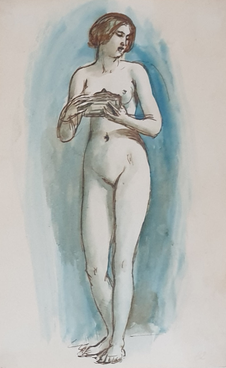 William Edward Frost R.A. Female Figure Study Pandora Circa.1845