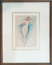 Load image into Gallery viewer, William Edward Frost R.A. Female Figure Study Pen And Ink Drawing Circa.1845
