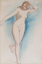 Load image into Gallery viewer, William Edward Frost R.A. Female Figure Study Pen And Ink Drawing Circa.1845
