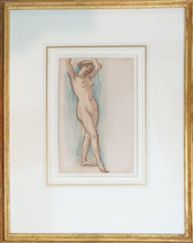 Load image into Gallery viewer, William Edward Frost R.A. Female Figure Study Pen And Ink Drawing Circa.1845
