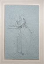 Load image into Gallery viewer, Ozias Humphry R.A. Portrait Study Of A Young Woman Circa.1780
