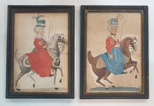 Load image into Gallery viewer, German School 18th.Century Equestrian Portraits Of Noblewomen Circa.1780
