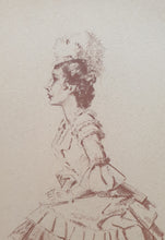 Load image into Gallery viewer, Sir William Russell Flint R.A. P.R.W.S. Red Chalk Study Circa.1950
