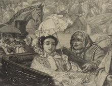 Load image into Gallery viewer, William Powell Frith R.A. Pencil Study For &quot;The Derby Day&quot; Circa.1857
