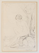 Load image into Gallery viewer, Margaret Cane Etching Female Nude Circa.1920
