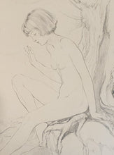 Load image into Gallery viewer, Margaret Cane Etching Female Nude Circa.1920
