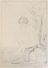 Load image into Gallery viewer, Margaret Cane Etching Female Nude Circa.1920
