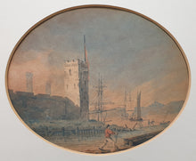 Load image into Gallery viewer, Samuel Owen Coastal Landscape Watercolour 1796
