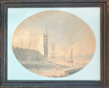 Load image into Gallery viewer, Samuel Owen Coastal Landscape Watercolour 1796
