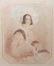 Load image into Gallery viewer, Alfred Edward Chalon R.A Watercolour Portrait Of A Lady 1836
