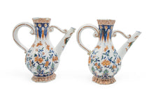 Load image into Gallery viewer, Late 18th.Century De Roos Dutch Delftware Condiment Set On Stand
