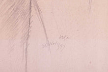 Load image into Gallery viewer, Robert Sargent Austin R.A. Pencil Study Female Nude 1947
