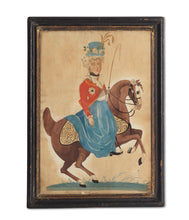 Load image into Gallery viewer, German School 18th.Century Equestrian Portraits Of Noblewomen Circa.1780
