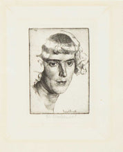 Load image into Gallery viewer, Gerald Leslie Brockhurst Etching  Amanda No.1 (Marguerite) 1920
