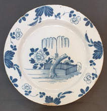 Load image into Gallery viewer, 18th.Century Delftware Blue And White Charger Circa.1740
