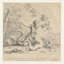 Load image into Gallery viewer, Joseph Goupy After Salvator Rosa Study Of A Sea-Monster Etching Circa.1730
